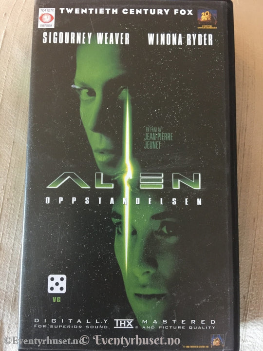 Alien - Oppstandelsen. 1997. Vhs. Vhs