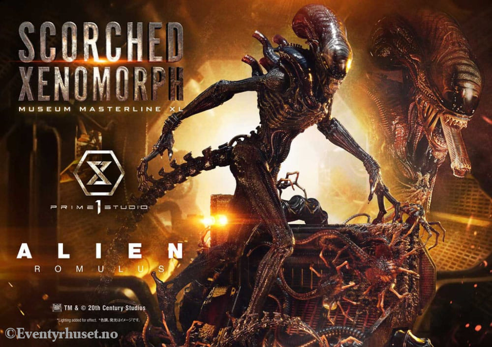 Alien: Romulus Museum Masterline XL Statue 1/3 Scorched Xenomorph 98 cm Collectibles