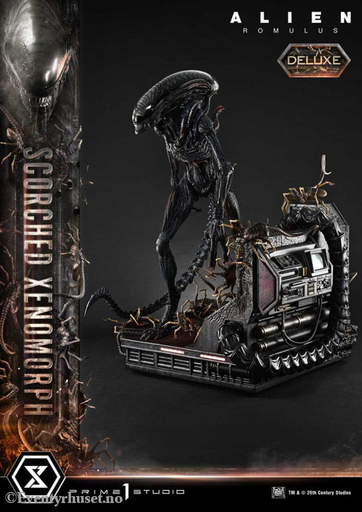 Alien: Romulus Museum Masterline XL Statue 1/3 Scorched Xenomorph Deluxe Bonus Version 98 cm Collectibles