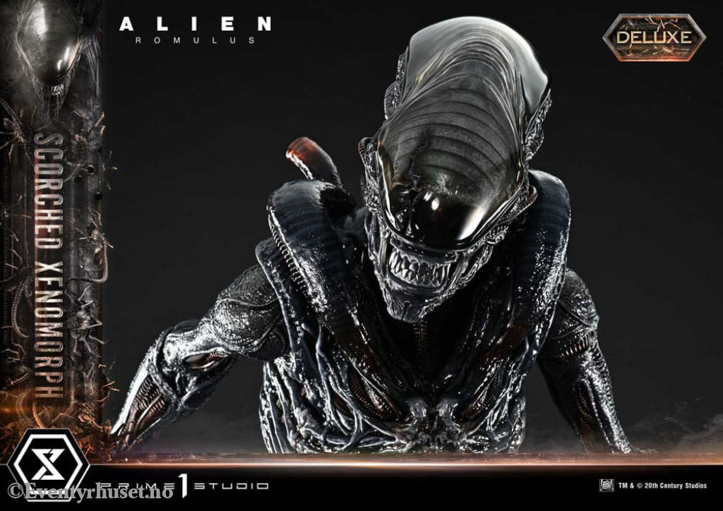 Alien: Romulus Museum Masterline XL Statue 1/3 Scorched Xenomorph Deluxe Bonus Version 98 cm Collectibles