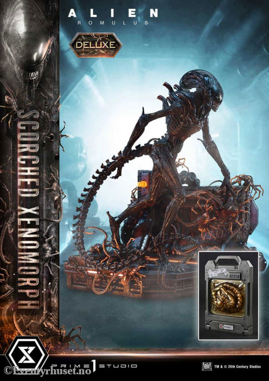 Alien: Romulus Museum Masterline XL Statue 1/3 Scorched Xenomorph Deluxe Bonus Version 98 cm Collectibles