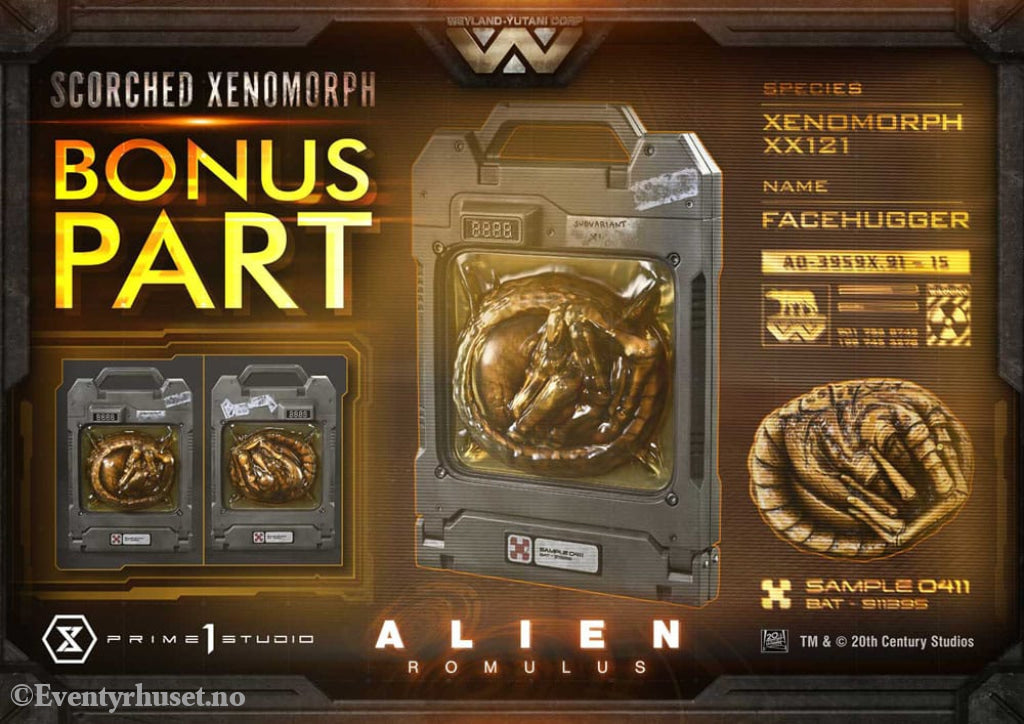 Alien: Romulus Museum Masterline XL Statue 1/3 Scorched Xenomorph Deluxe Bonus Version 98 cm Collectibles