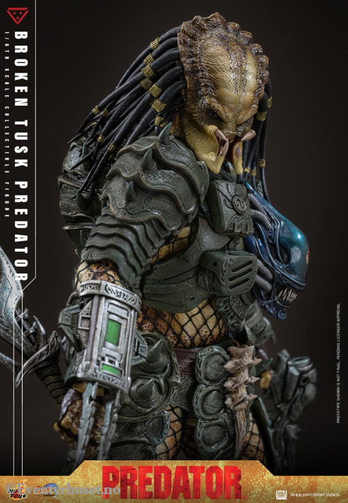 Alien vs. Predator Comic Masterpiece Action Figure 1/6 Broken Tusk Predator 35 cm Toys