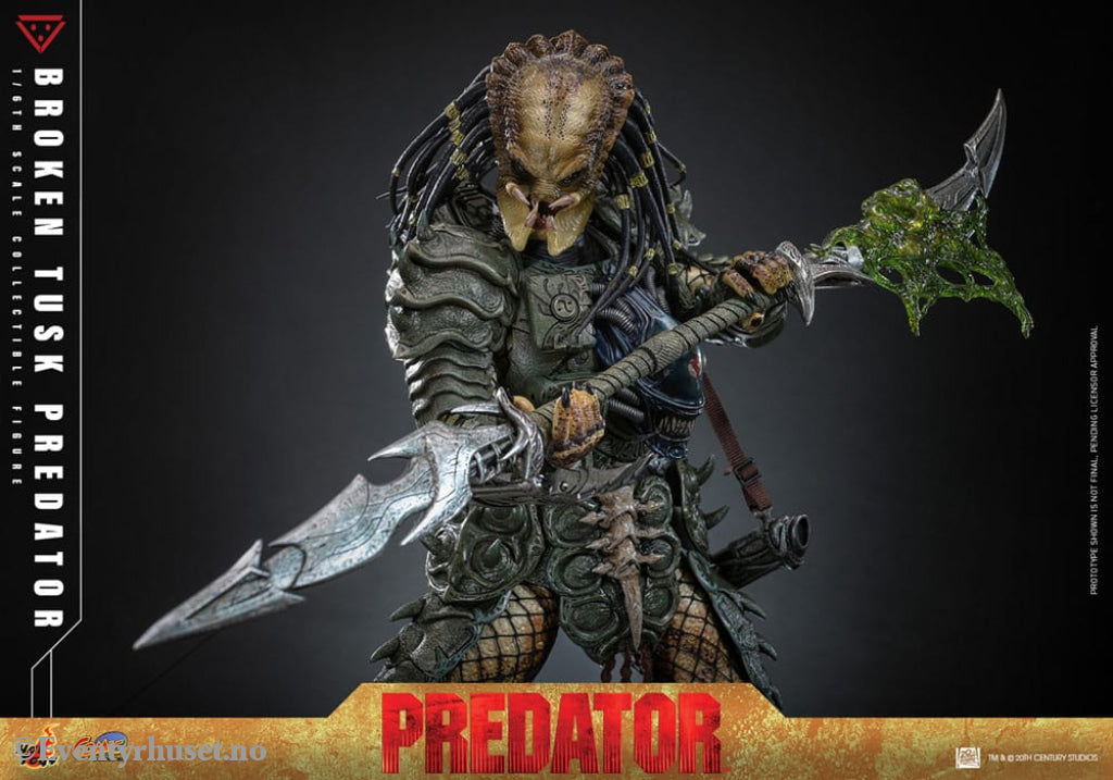 Alien vs. Predator Comic Masterpiece Action Figure 1/6 Broken Tusk Predator 35 cm Toys
