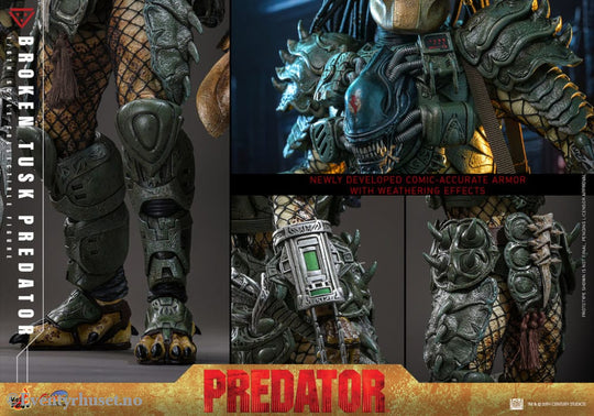 Alien vs. Predator Comic Masterpiece Action Figure 1/6 Broken Tusk Predator 35 cm Toys