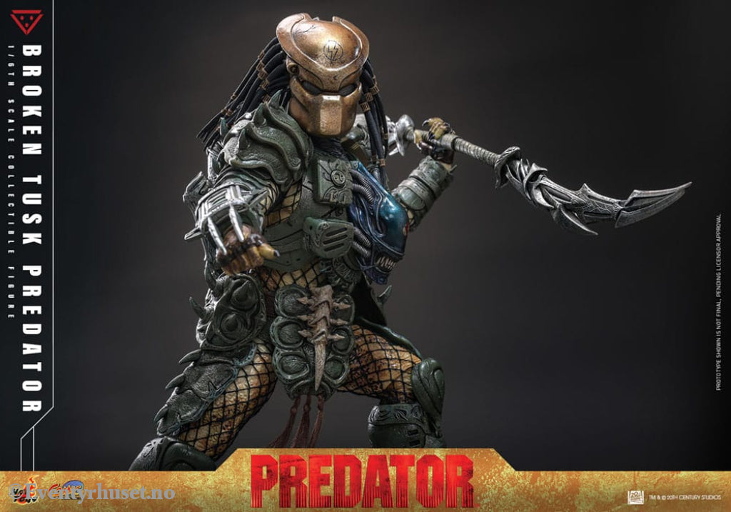 Alien vs. Predator Comic Masterpiece Action Figure 1/6 Broken Tusk Predator 35 cm Toys