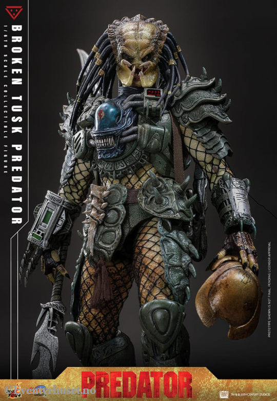Alien vs. Predator Comic Masterpiece Action Figure 1/6 Broken Tusk Predator 35 cm Toys