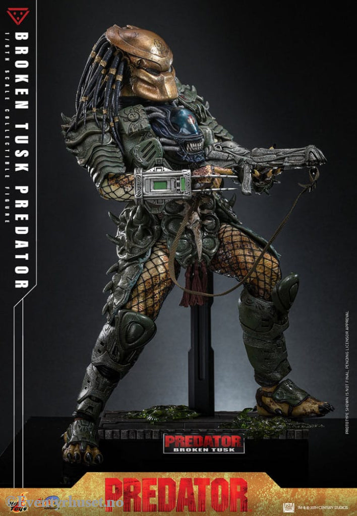 Alien vs. Predator Comic Masterpiece Action Figure 1/6 Broken Tusk Predator 35 cm Toys