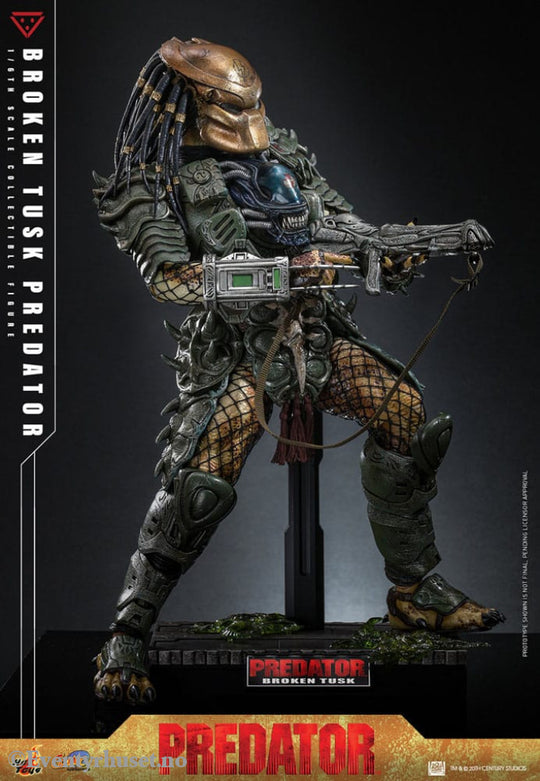 Alien vs. Predator Comic Masterpiece Action Figure 1/6 Broken Tusk Predator 35 cm Toys