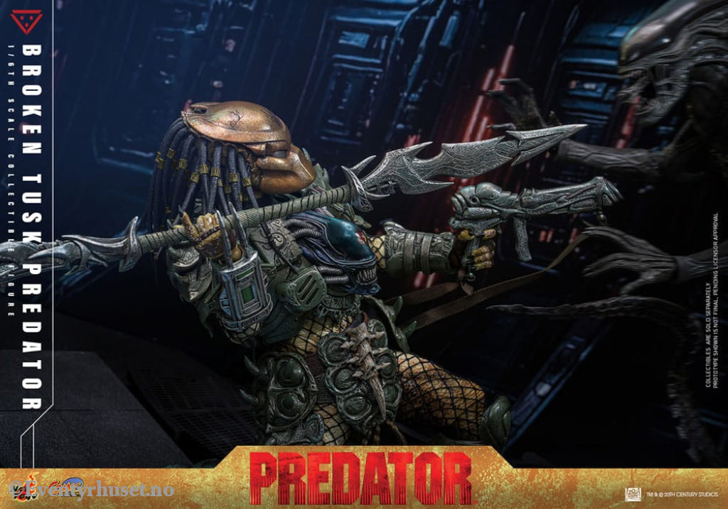 Alien vs. Predator Comic Masterpiece Action Figure 1/6 Broken Tusk Predator 35 cm Toys