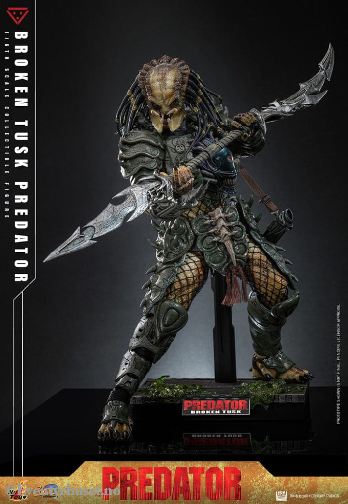 Alien vs. Predator Comic Masterpiece Action Figure 1/6 Broken Tusk Predator 35 cm Toys