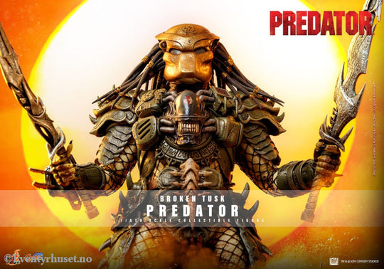 Alien vs. Predator Comic Masterpiece Action Figure 1/6 Broken Tusk Predator 35 cm Toys