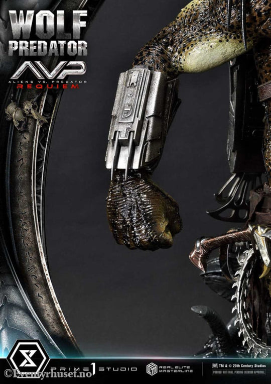 Alien vs. Predator Real Elite Masterline Series Statue 1/3 Requiem Wolf Predator 95 cm Collectibles