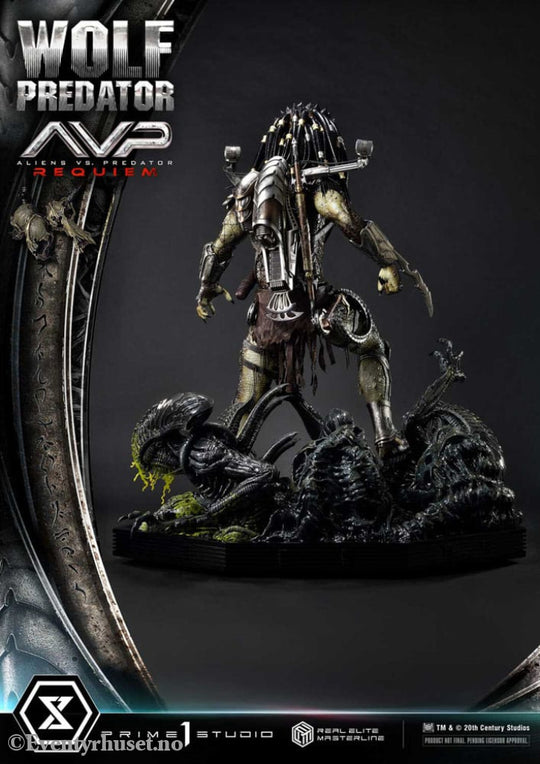 Alien vs. Predator Real Elite Masterline Series Statue 1/3 Requiem Wolf Predator 95 cm Collectibles
