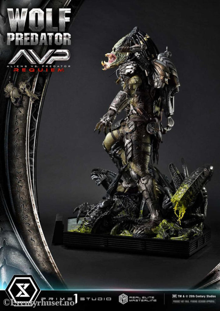 Alien vs. Predator Real Elite Masterline Series Statue 1/3 Requiem Wolf Predator 95 cm Collectibles