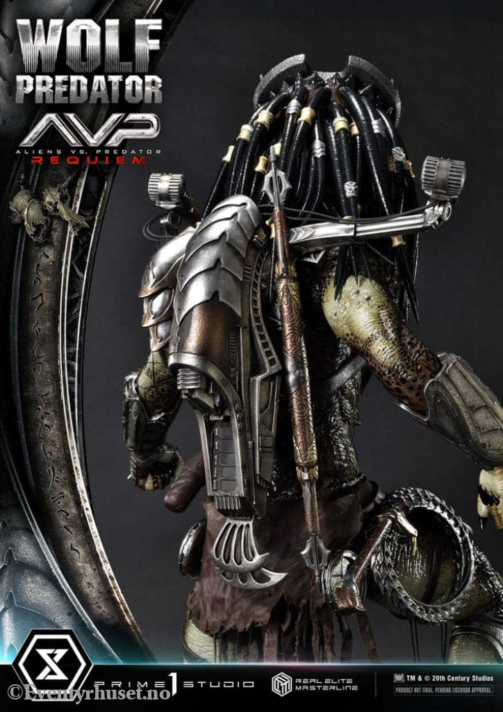 Alien vs. Predator Real Elite Masterline Series Statue 1/3 Requiem Wolf Predator 95 cm Collectibles