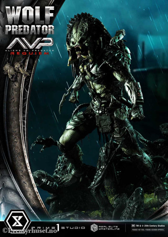 Alien vs. Predator Real Elite Masterline Series Statue 1/3 Requiem Wolf Predator 95 cm Collectibles