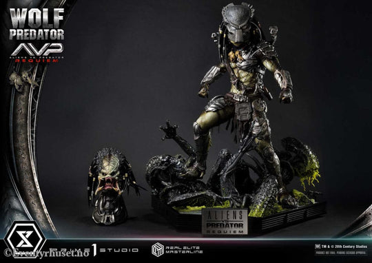 Alien vs. Predator Real Elite Masterline Series Statue 1/3 Requiem Wolf Predator 95 cm Collectibles