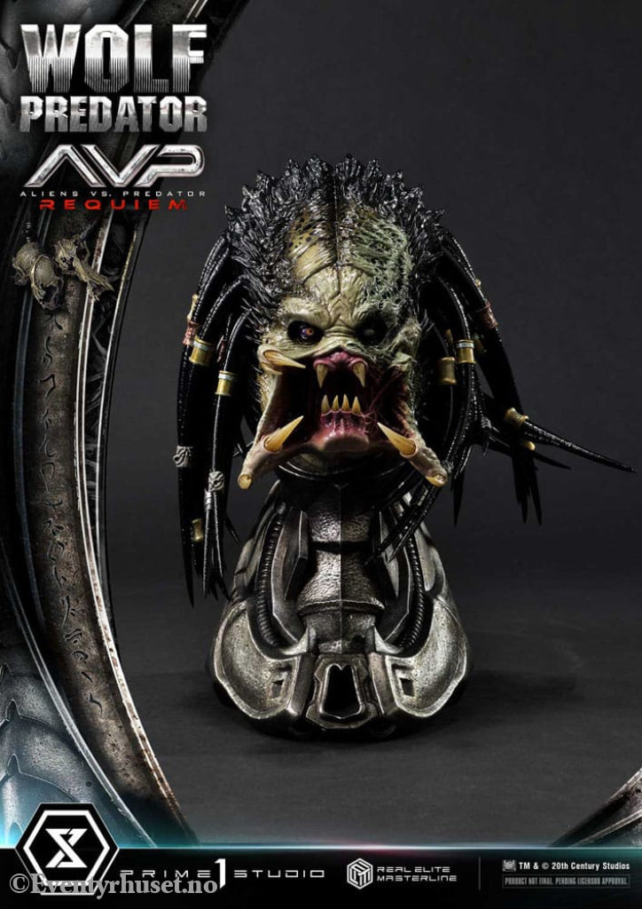 Alien vs. Predator Real Elite Masterline Series Statue 1/3 Requiem Wolf Predator 95 cm Collectibles