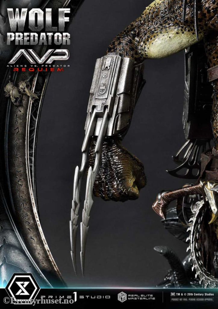 Alien vs. Predator Real Elite Masterline Series Statue 1/3 Requiem Wolf Predator 95 cm Collectibles