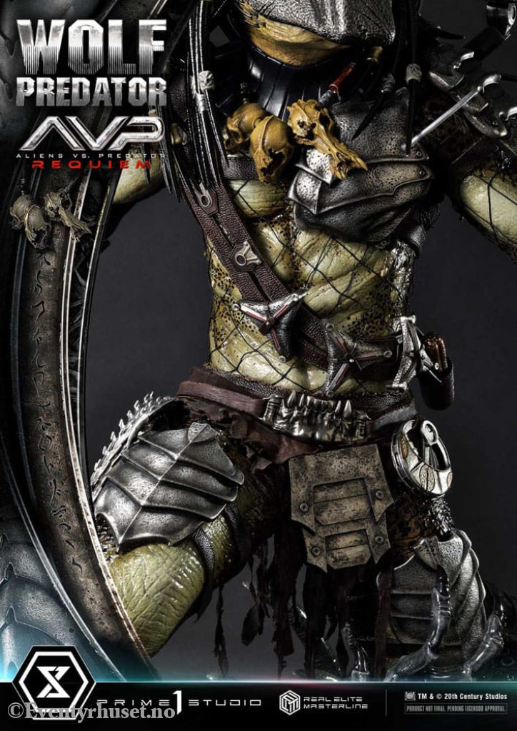Alien vs. Predator Real Elite Masterline Series Statue 1/3 Requiem Wolf Predator 95 cm Collectibles