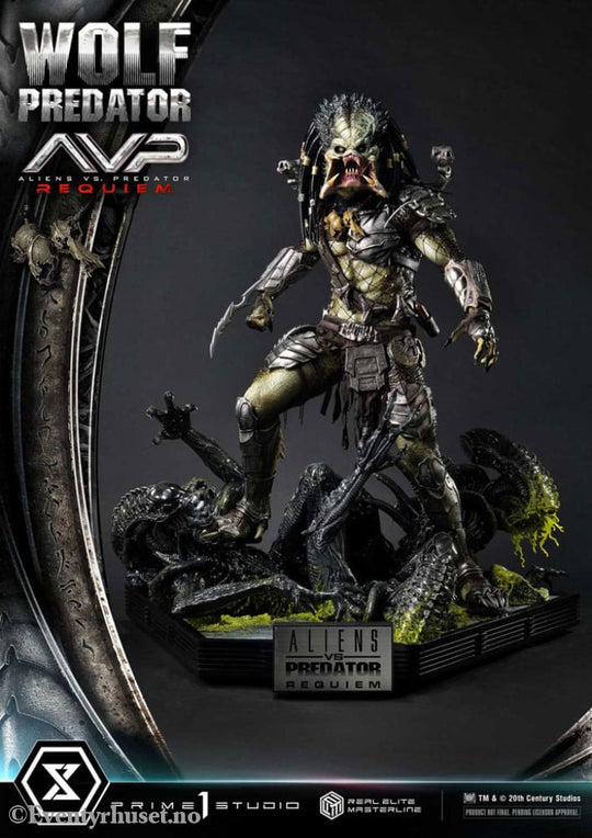 Alien vs. Predator Real Elite Masterline Series Statue 1/3 Requiem Wolf Predator 95 cm Collectibles