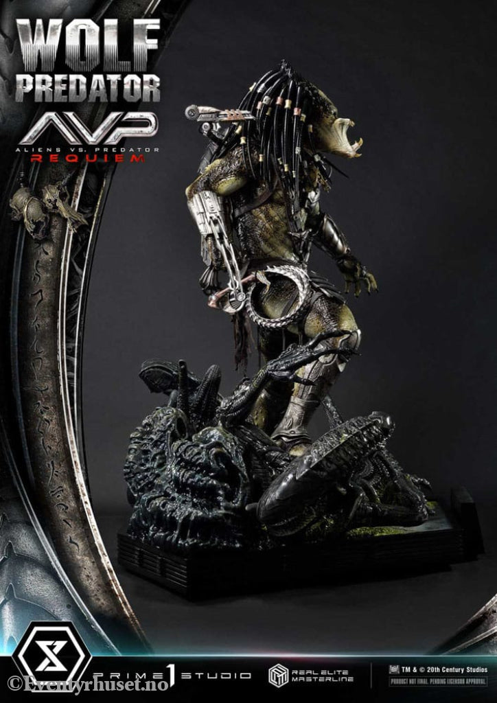 Alien vs. Predator Real Elite Masterline Series Statue 1/3 Requiem Wolf Predator 95 cm Collectibles