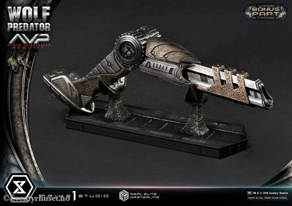 Alien vs. Predator Real Elite Masterline Series Statue 1/3 Requiem Wolf Predator Deluxe Bonus Ver. 95 cm Collectibles