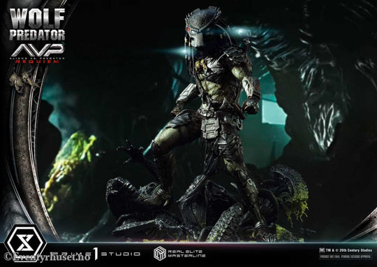 Alien vs. Predator Real Elite Masterline Series Statue 1/3 Requiem Wolf Predator Deluxe Bonus Ver. 95 cm Collectibles
