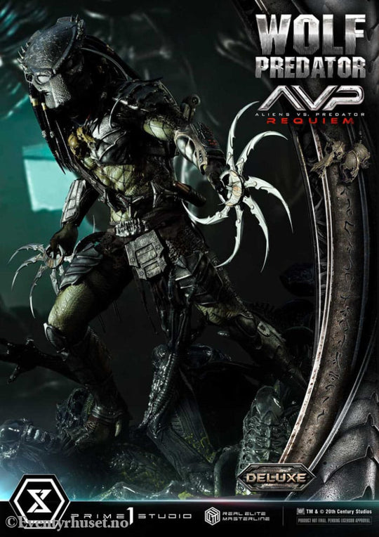 Alien vs. Predator Real Elite Masterline Series Statue 1/3 Requiem Wolf Predator Deluxe Bonus Ver. 95 cm Collectibles
