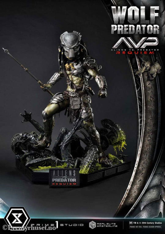Alien vs. Predator Real Elite Masterline Series Statue 1/3 Requiem Wolf Predator Deluxe Ver. 95 cm Collectibles