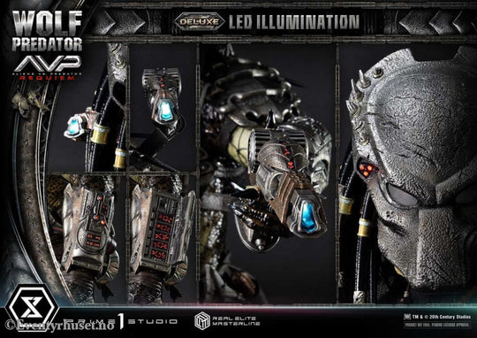 Alien vs. Predator Real Elite Masterline Series Statue 1/3 Requiem Wolf Predator Deluxe Ver. 95 cm Collectibles