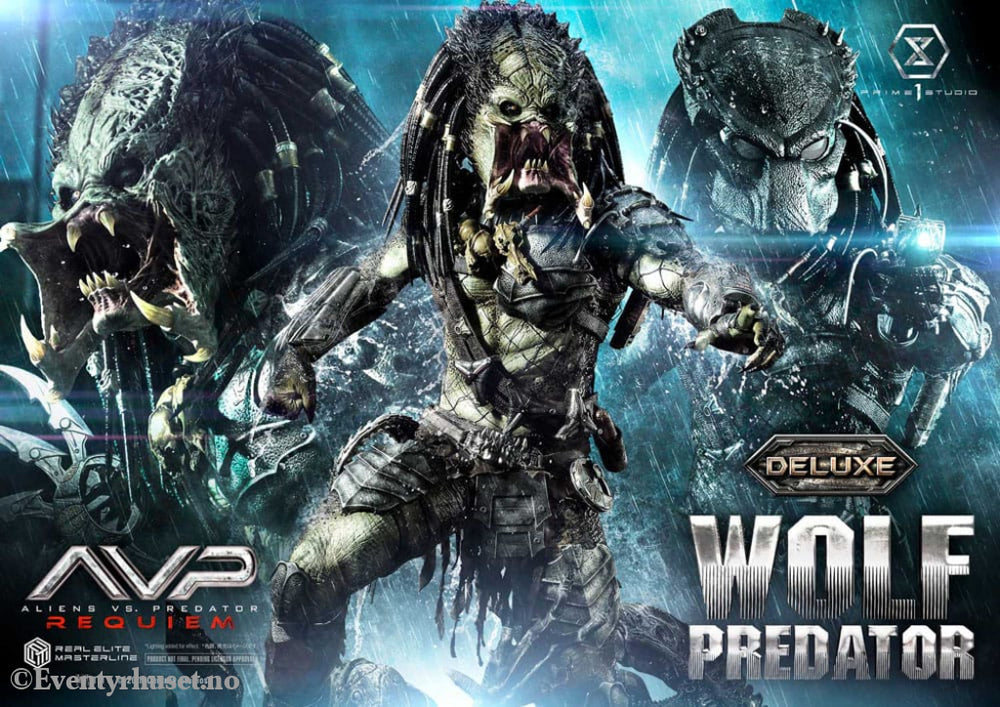 Alien vs. Predator Real Elite Masterline Series Statue 1/3 Requiem Wolf Predator Deluxe Ver. 95 cm Collectibles