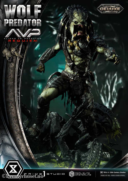 Alien vs. Predator Real Elite Masterline Series Statue 1/3 Requiem Wolf Predator Deluxe Ver. 95 cm Collectibles