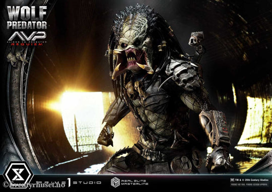 Alien vs. Predator Real Elite Masterline Series Statue 1/3 Requiem Wolf Predator Deluxe Ver. 95 cm Collectibles