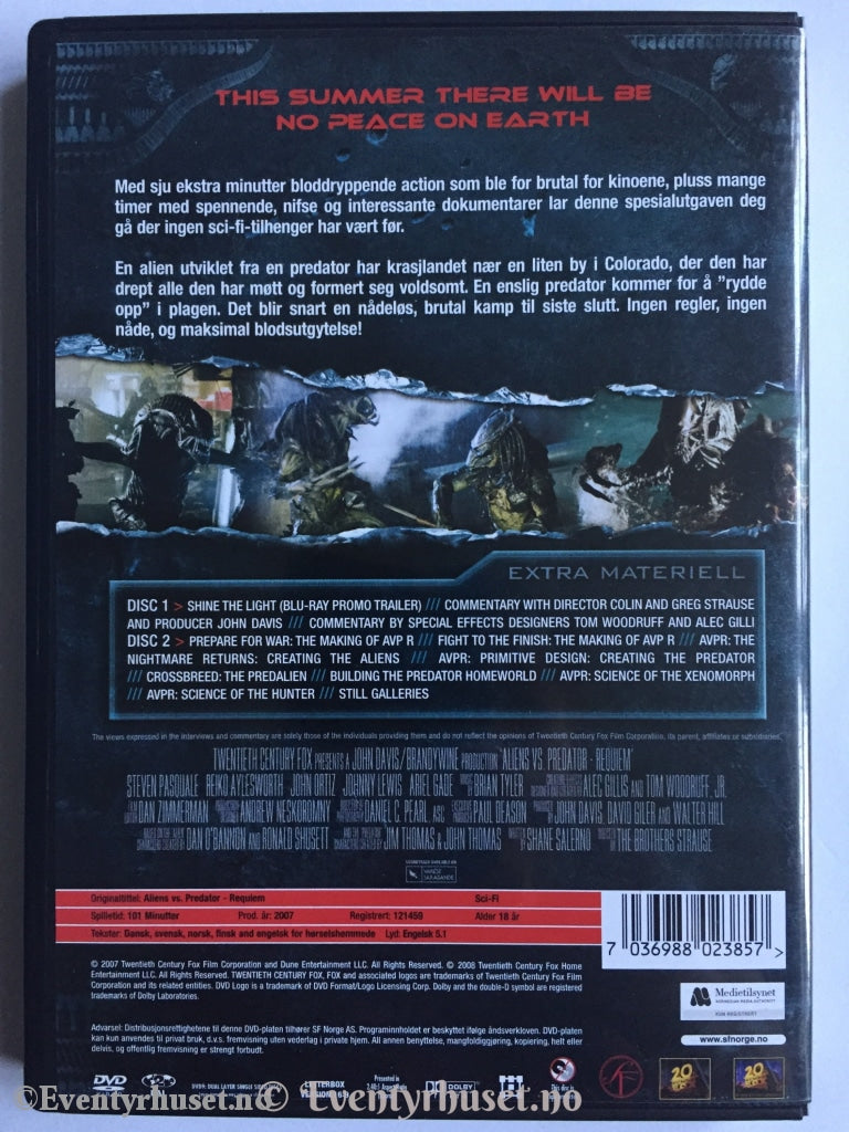 Aliens Vs. Predator- Requiem.dvd. Dvd