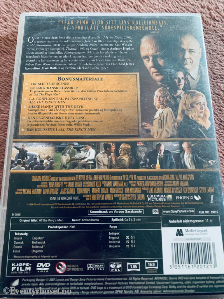 All the King’s Men (2006). DVD.