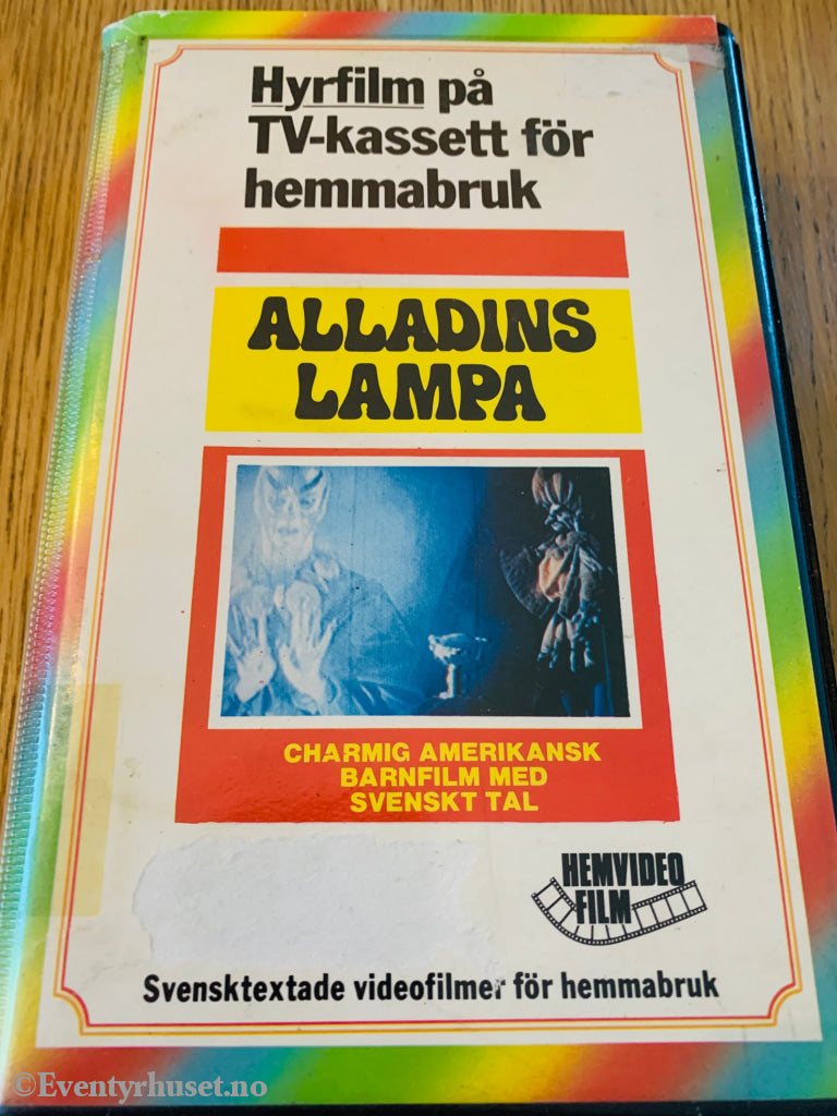 Alladins lampa. VHS Big Box. VHS Big Box