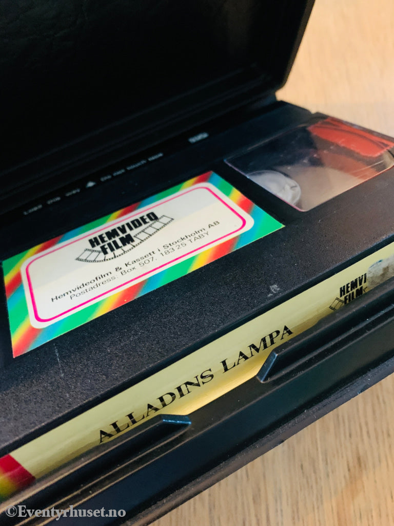 Alladins lampa. VHS Big Box. VHS Big Box