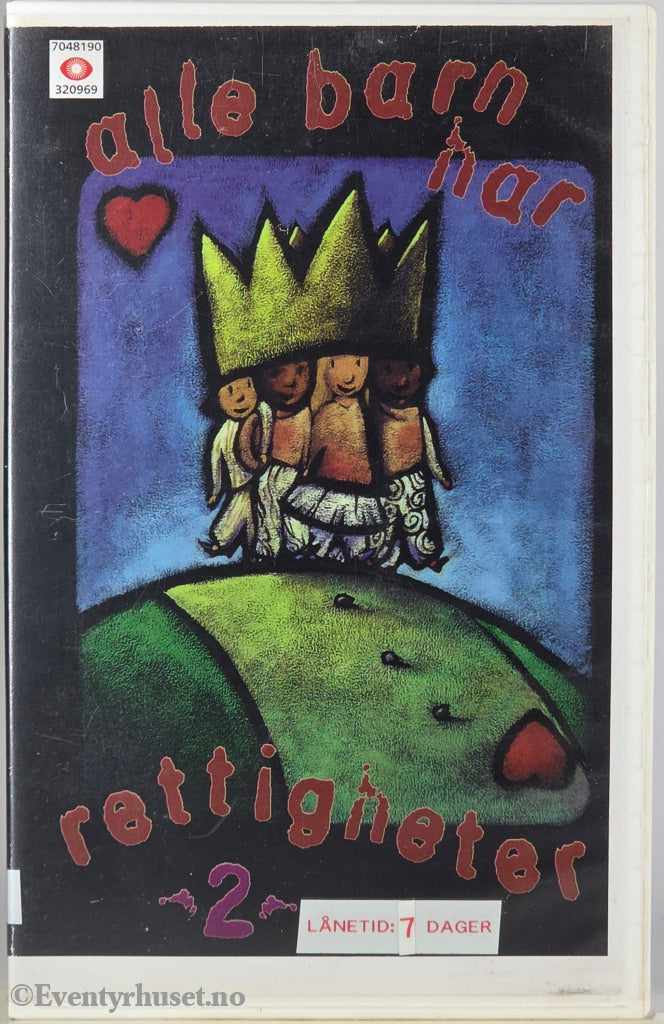 Alle barn har rettigheter 2 (1989). VHS Big Box.