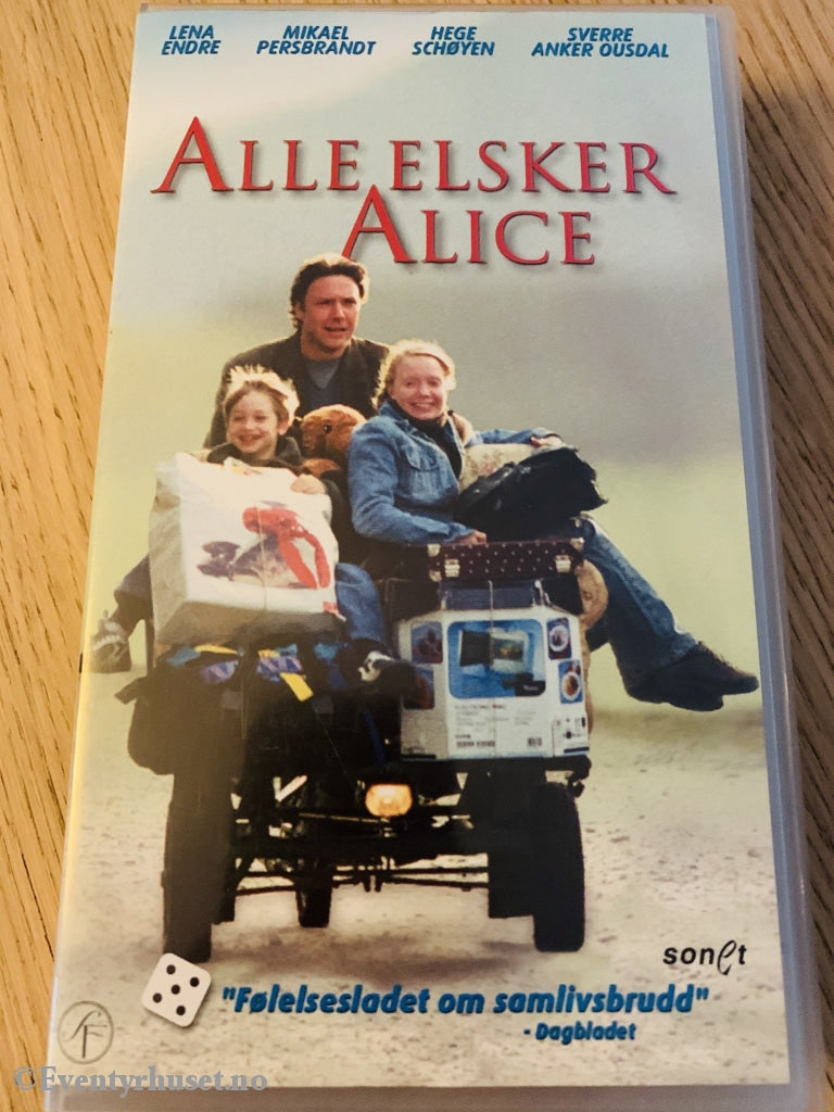 Alle Elsker Alice. 2002. Vhs Ny I Plast.
