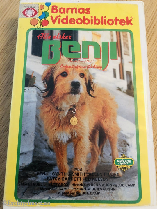 Alle Elsker Benji. 1988. Vhs Big Box.