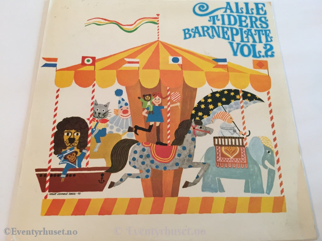 Alle Tiders Barneplate Vol. 2. 1970. Lp. Lp Plate