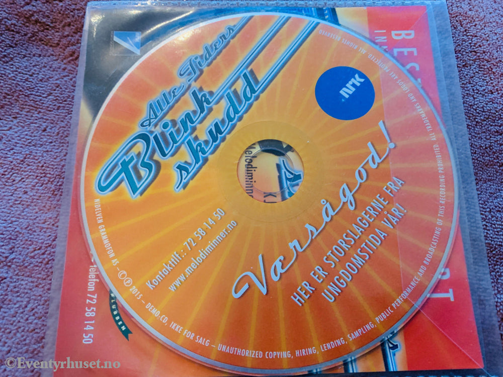 Alle Tiders Blinkskudd. CD.
