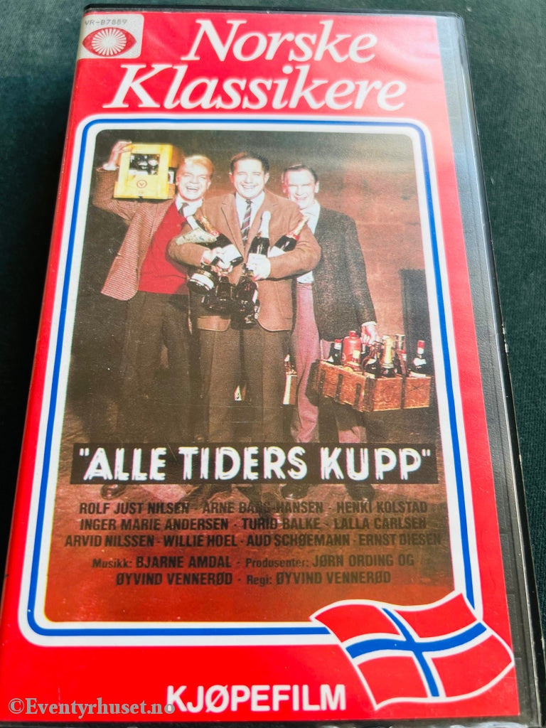Alle Tiders Kupp (Norske Klassikere). 1964. Vhs. Vhs