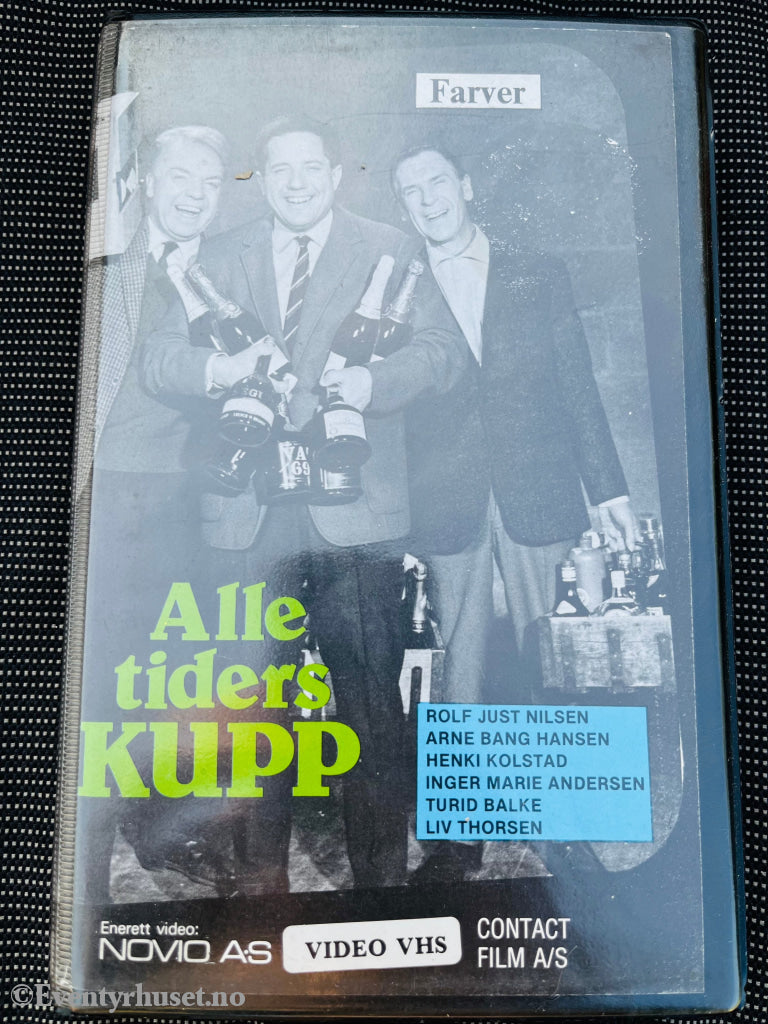 Alle Tiders Kupp. Vhs Big Box. Box