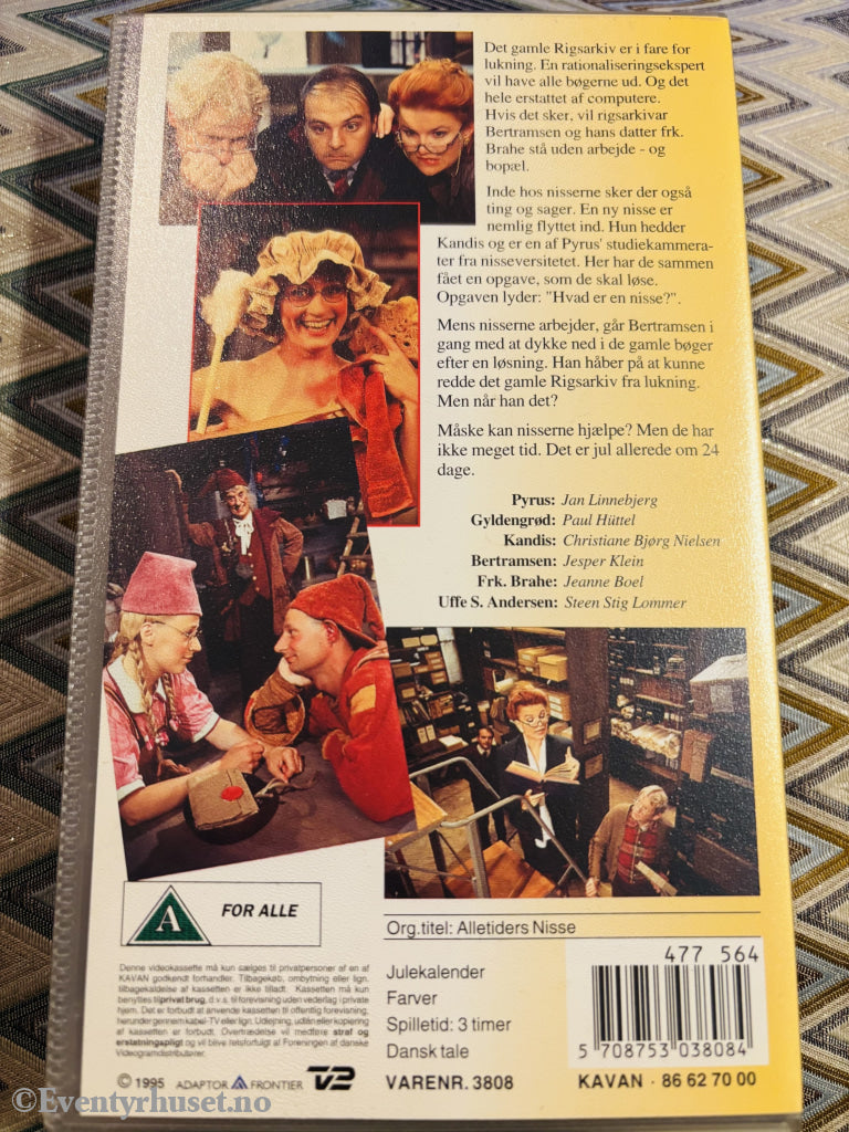 Alletiders Nisse. VHS.