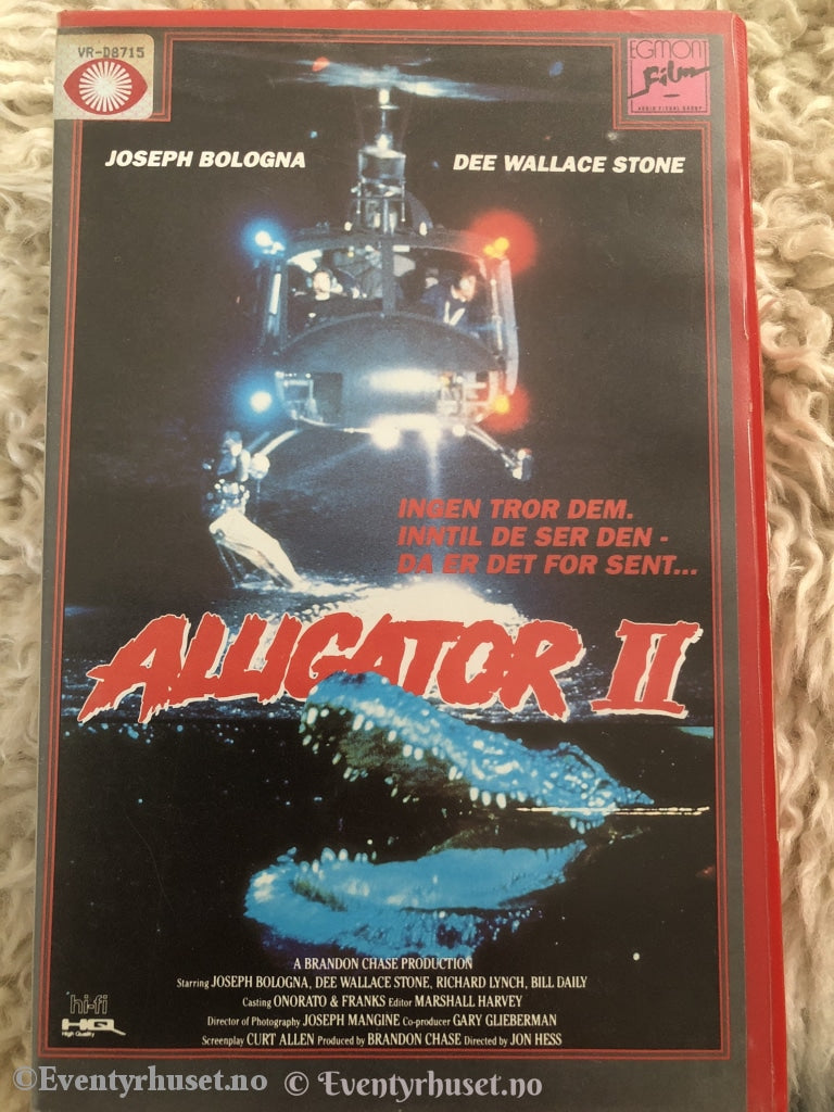 Alligator 2. Vhs Big Box.