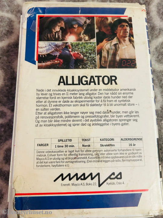 Alligator. Vhs Big Box. Box