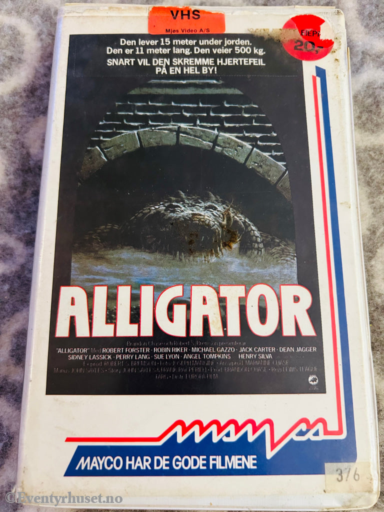 Alligator. Vhs Big Box. Box